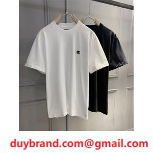 Thương hiệu cao 2021 Mùa xuân / Mùa hè Mô hình mới 21FW trái Nhạc Mini Logo Classic Logo Pure Cotton Short Short áo phông S-XL