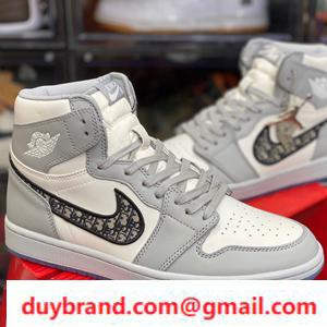 Giày thể thao siêu phía sau dior dior x air jordan 1 chất lượng cao dễ làm quen với bất kể giới tính