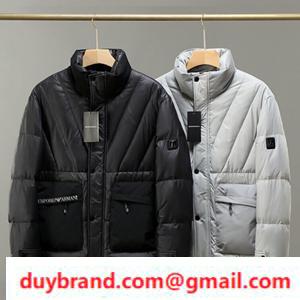 2022 Mẫu mùa thu / mùa đông mới nhất Armani Armani Down Áo khoác sành điệu sành điệu