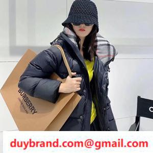 Fashionista yêu thích Burberry Down Áo khoác ấm áp Super Sản phẩm làm đẹp siêu phổ biến 2021 Mùa thu / Mùa đông trong kho trong kho