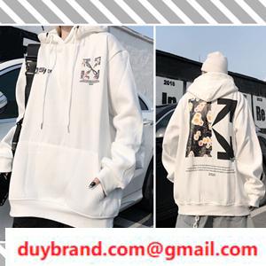 Off-White Off-White Mail Order Parker Back Back Cặp đôi chất lượng cao trông đầy đủ