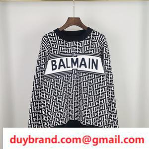 2022 Mô hình mới nhất Khuyến nghị Balmain Mail đặt hàng Áo len độc đáo Phong cách lỏng lẻo Phong cách mới
