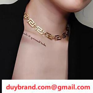 Versace Versace Vòng cổ vàng với tần suất vàng mới làm việc cũng yêu thích nhiều người nổi tiếng