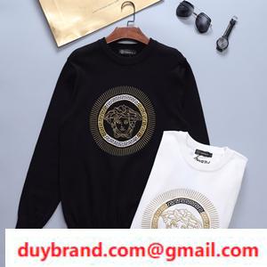 Mùa thu Nitt Versace Versace Áo len chống lại Win theo mùa