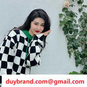 2022 Màu sắc cổ điển phổ biến Kenzo Kenzo Áo len đen trắng Trend Trend unisex