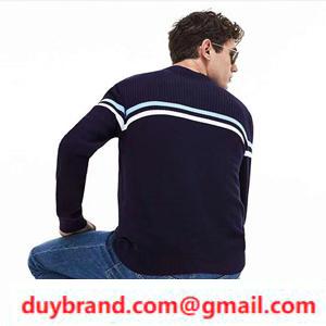 Mặc cả Lacoste Lacoste Áo len nam giới cổ tay Thiết kế xu hướng phổ biến với sức mạnh cao