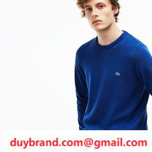 Đảm bảo chất lượng Lacoste Lacoste Áo len nhiều màu Dorgous Cổ nổi tiếng mặc trường đi làm