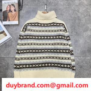 Celine chất lượng cao Celine Turrine Turtleneck Áo len unisex Fit Autumn là hấp dẫn và giữ nhiệt