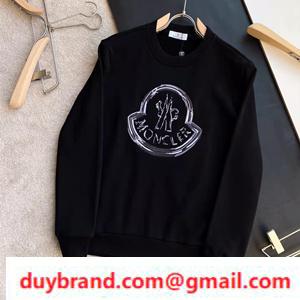 Moncler2021SS Bakugo Mox Rail Fake Mail đặt hàng Parker Versatile Sweat Shirt Shirt Style Beauty