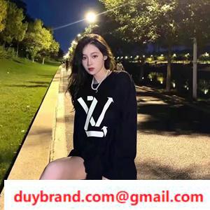 Áo Hoodie Không Mũ Louis Vuitton Unisex phong cách hàn quốc tự tin năng động