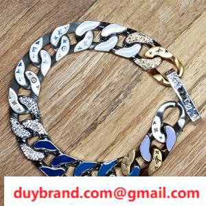 Vòng tay Louis Vuitton xích liên kết lắc tay nam, nữ sang chảnh chất lượng cao