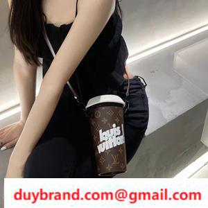 Louis Vuitton Louis Vuitton túi Coffee Túi cà phê Quà tặngl ý tưởng Unisex thời trang độc đáo 