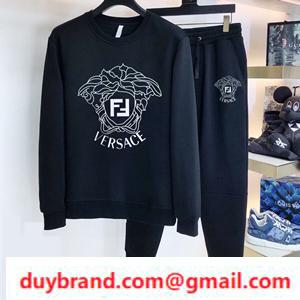 Giữ xu hướng mùa thu / mùa đông tốt Versace x Fendi Sweat Versaci Men Back Back và underwear 2 màu