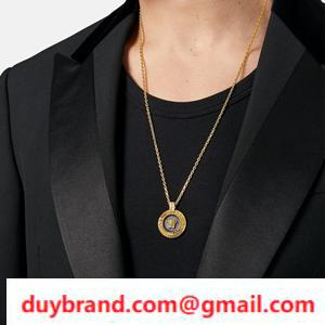 Versace Medusa Vòng cổ Versace Gold & Black Elegant Phong cách thanh lịch