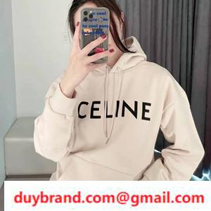 Dễ dàng phù hợp với tọa độ mùa thu / mùa đông logo Celine Celine Parker trở lại Brushed Unisex Unisex.