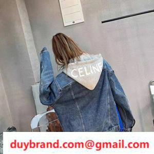 Sự phổ biến của năm 2022 tăng lên nhanh chóng Celine Celine Denim Jacket Silhouette Loose