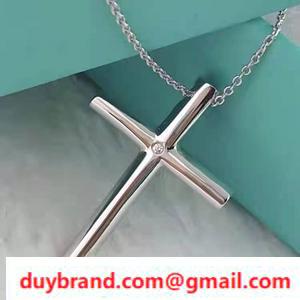 New York tự hào Tiffany & Co Tiffany Cross chủ nghĩa đơn giản phát ra sự quyến rũ tuyệt đẹp
