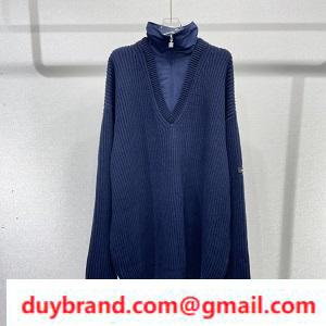  Áo len Balenciaga nam mới mùa thu / mùa đông phong cách cá tính 