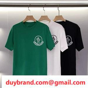 3 màu được chọn cho nam và nữ t -shirt moncler moncler trang phục giản dị
