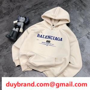 Áo hoodie Valenciaga sành điệu và thời trang mùa thu / mùa đông mới Balenciaga Parker unisex