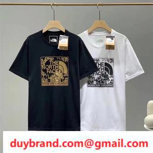 2022 Xu hướng mùa xuân / mùa hè Mới The North Face Zanows Face tay áo ngắn T -Shirt Unisex tiếp tục in một bản in đặc biệt