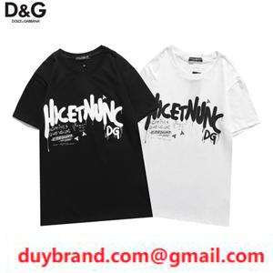 Rất nhiều chế độ Charm Dolce & Gabbana Dolgaba Short Sleeve T -Shirt Summer Wardrobe Street Feeling