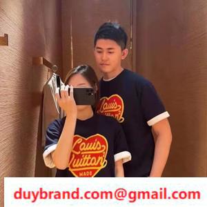 Áo Thun Louis Vuitton x Nigo Louis Vuitton Áo ngắn tay LV Unisex, Áo đôi Hot nhất 2022