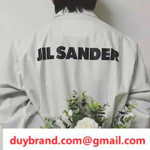 Thương hiệu nổi bật Jilsander Gilsander Áo khoác giả mạo Silhouette Basic Silhouette