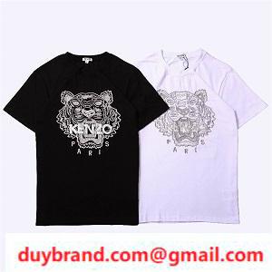 Kenzo Kenzo T -Shirt Phổ biến ☆ Những người đàn ông và phụ nữ ngắn ngủi