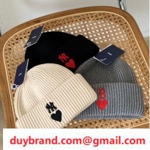 Tọa độ Cap Knit Hat Thương hiệu sang trọng 2022 Công việc mới MLB Hàn Quốc