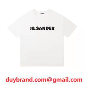 Jil Sander Jill Sander Short Sleeve T -Shirt thoải mái, trang phục đơn giản cao độ cao là món đồ tiêu chuẩn mùa xuân / mùa hè tuyệt vời