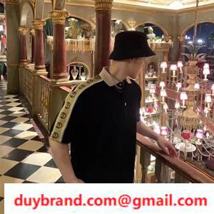  Gucci 2022 Mast Áo polo nam logo Gc viền tay thanh lịch và tinh tế sang trọng.