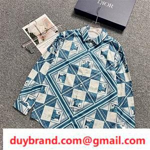 Dior Brand 2022 SS Áo mới thời trang áo dài tay áo sơ mi và phụ nữ yêu thích