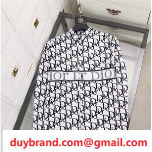 Áo sơ mi sành điệu Dior Limited Limited Sleeve thanh lịch