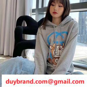 2022 Xu hướng Mới Áo hoodie GC High Brand Parker Corde Chất lượng thêu tay Doraemon 2 màu