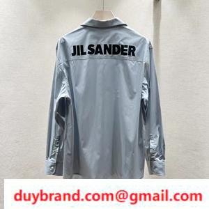 Các mặt hàng Unisec được sử dụng bởi nhiều người nổi tiếng Jil Sander Sander Áo sơ mi đơn giản và sạch sẽ