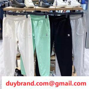 Road Road mới được đề xuất cho các trường học bình thường! MLB Sweat Quần Unisex Có cảm giác sạch sẽ và thiếu sót