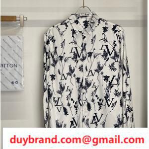 Áo sơ mi lụa Louis Vuitton phong cách lãng mạn thời trang Louis Vuitton Monogram