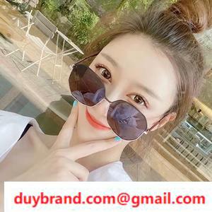 Thưởng thức với các phụ kiện! Đàn ông và phụ nữ nổi tiếng kết hợp kính râm Gucci Kính tròn 2 Lựa chọn màu sắc