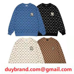 [MLB] Monogram giá rẻ trên khắp mồ hôi mồ hôi phổ biến Unisex Street Dress
