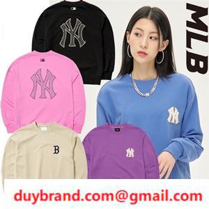 MLB Monogram trở lại Bigo Sweatshir Maelby Coria Fake Sweat