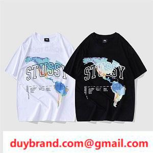 Giá thấp nhất ☆ Stussyt Áo sơ mi Stussy thư đặt hàng Phong cách phong cách có thể nhìn thấy đơn giản