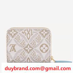 Ví tiền LV 2022 Cruise Mới nhất Louis Vuitton Zippy Ví cầm tay Mini Wallet phong cách cổ điển