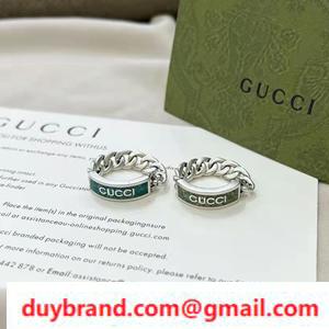 GUCCI Nhẫn Đôi Thời trang ấn tượng phong cách với sang trọng trong chuỗi logo Men