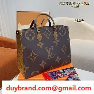 Túi xách Louis Vuitton công sở Chất liệu da với họa tiết hoa bông cổ điển sang trọng TOTE BAG X SCARF CHIED SET  41*7*32cm giá rẻ ưu đãi nhất việt nam