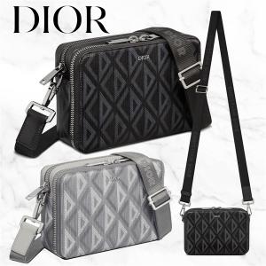 Túi đeo chéo[DIOR] CD Diamond Canvas Hàng hiệu siêu cấp# nam giới Hai màu lựa chọn da bê cao cấp sản phẩm nhập khẩu chất lượng cao