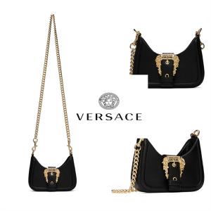 Túi đeo chéo [VERSACE] Hàng hiệu siêu cấp Túi đeo vai Nữ màu đen da bò cao cấp