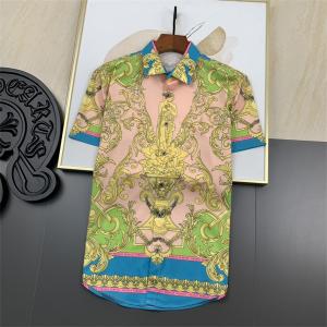 Áo sơ mi VERSACE Nam hàng hiệu siêu cấp Vải lạnh nhập khẩu nước ngoài chất lượng cao 