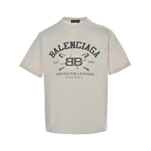 Áo thun ngắn tay BalenCiaga siêu cấp Unisex Hiệu ứng nứt cao cấp BB logo sản phẩm nhập khẩu chất lượng 