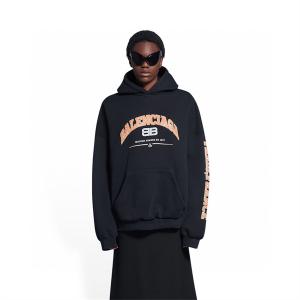 ÁO HOODIE BALENCIAGA SIÊU CẤP UNISEX BALENCIAGA BLACK 2022 SẢN PHẨM MỚI CHẤT LƯỢNG 